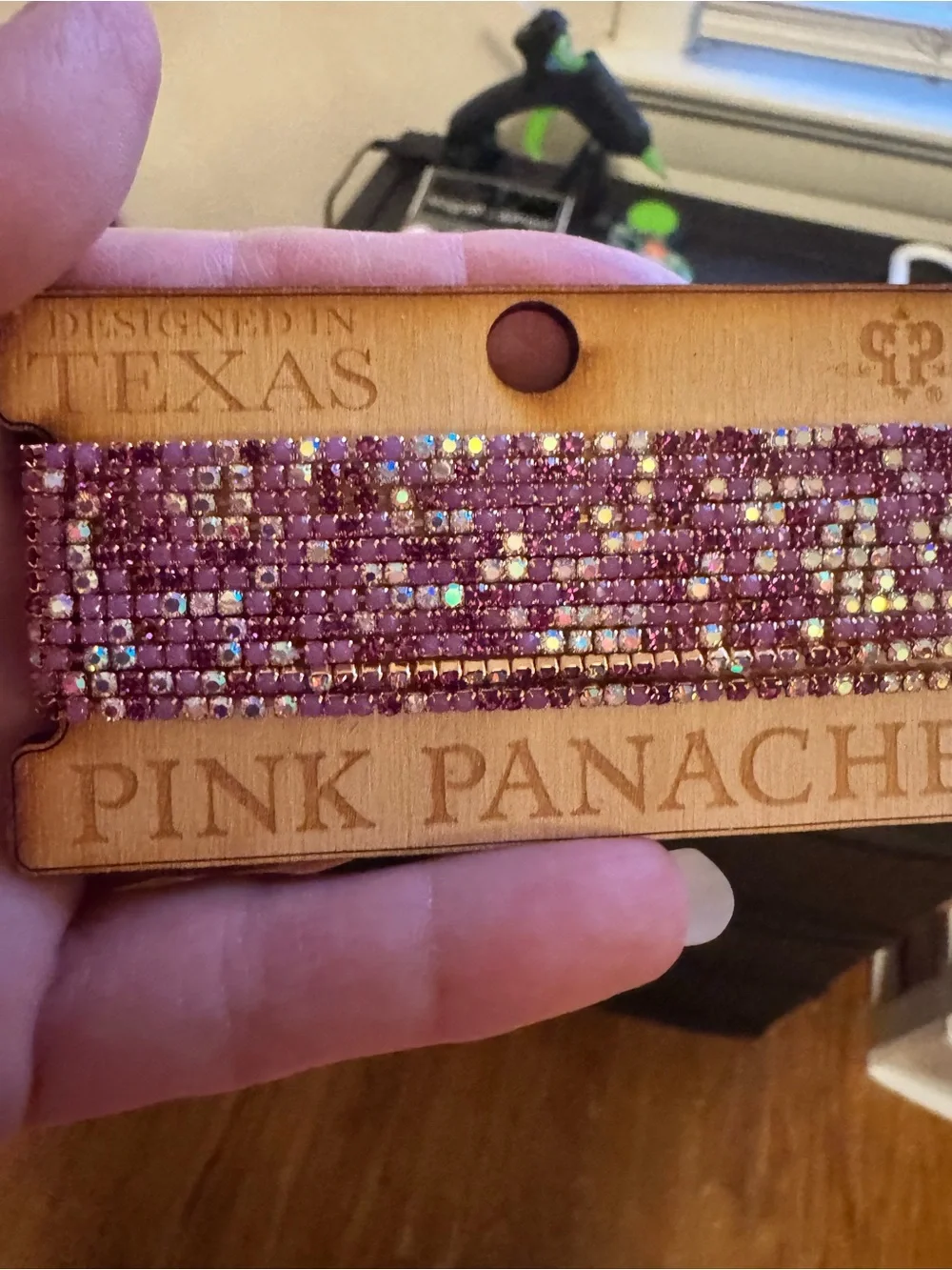 Pink Panache Multi-Row Crystal Stretch Bracelet
